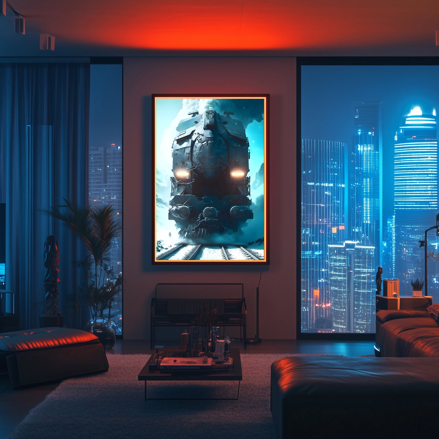 Diesel Train Poster – Stormbreaker Ironclad | Awe-Inspiring Wall Art for Sci-Fi & Fantasy Train Enthusiasts | Unique and Exclusive Artwork