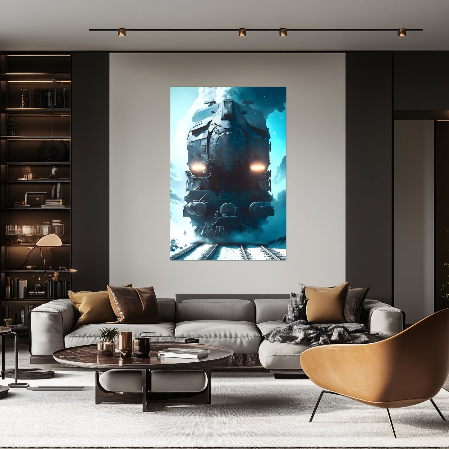 Diesel Train Poster – Stormbreaker Ironclad | Awe-Inspiring Wall Art for Sci-Fi & Fantasy Train Enthusiasts | Unique and Exclusive Artwork