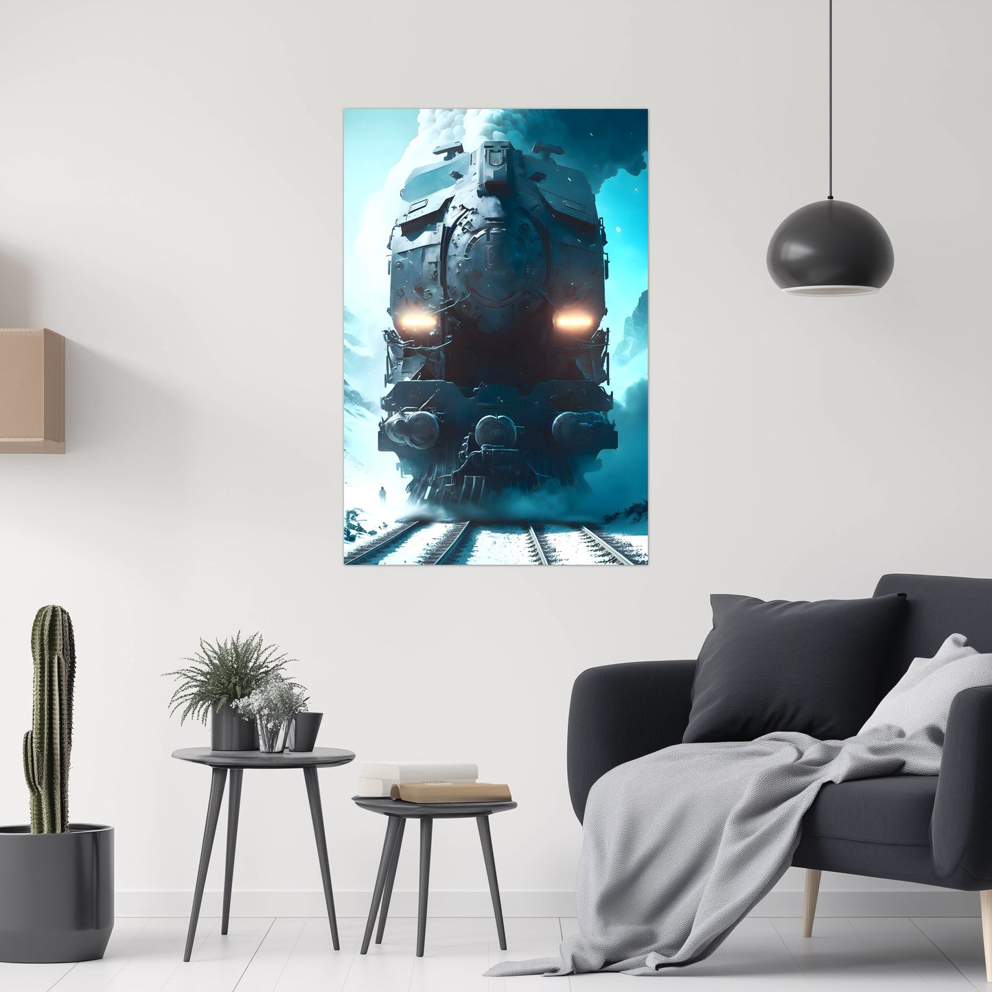 Diesel Train Poster – Stormbreaker Ironclad | Awe-Inspiring Wall Art for Sci-Fi & Fantasy Train Enthusiasts | Unique and Exclusive Artwork