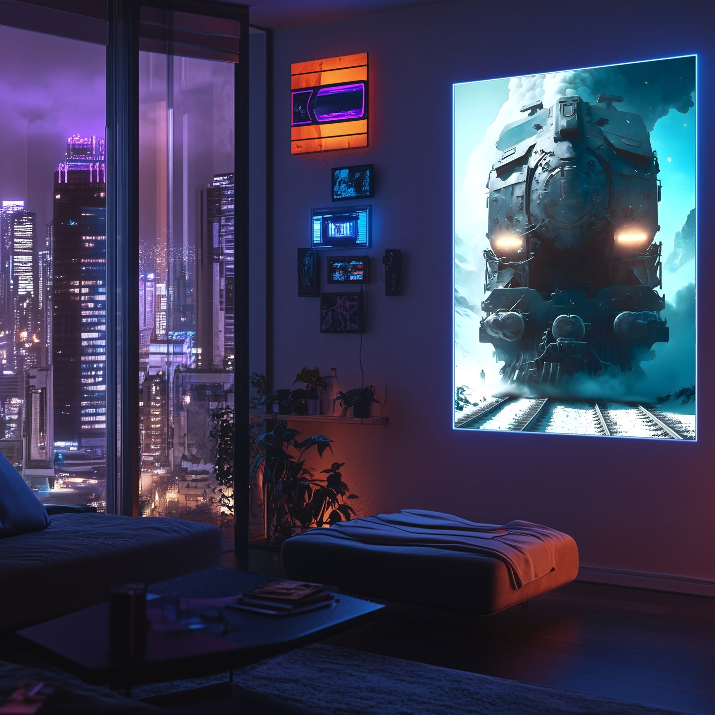 Diesel Train Poster – Stormbreaker Ironclad | Awe-Inspiring Wall Art for Sci-Fi & Fantasy Train Enthusiasts | Unique and Exclusive Artwork