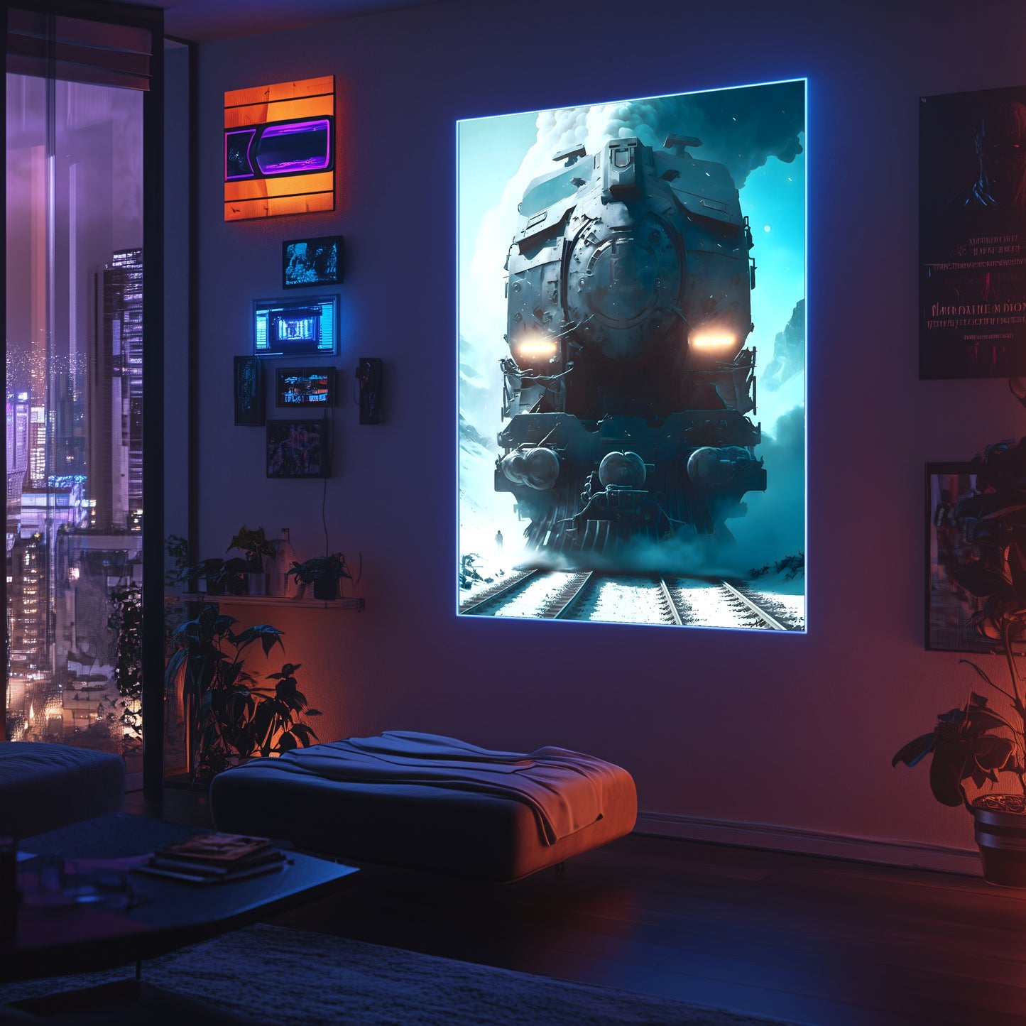 Diesel Train Poster – Stormbreaker Ironclad | Awe-Inspiring Wall Art for Sci-Fi & Fantasy Train Enthusiasts | Unique and Exclusive Artwork