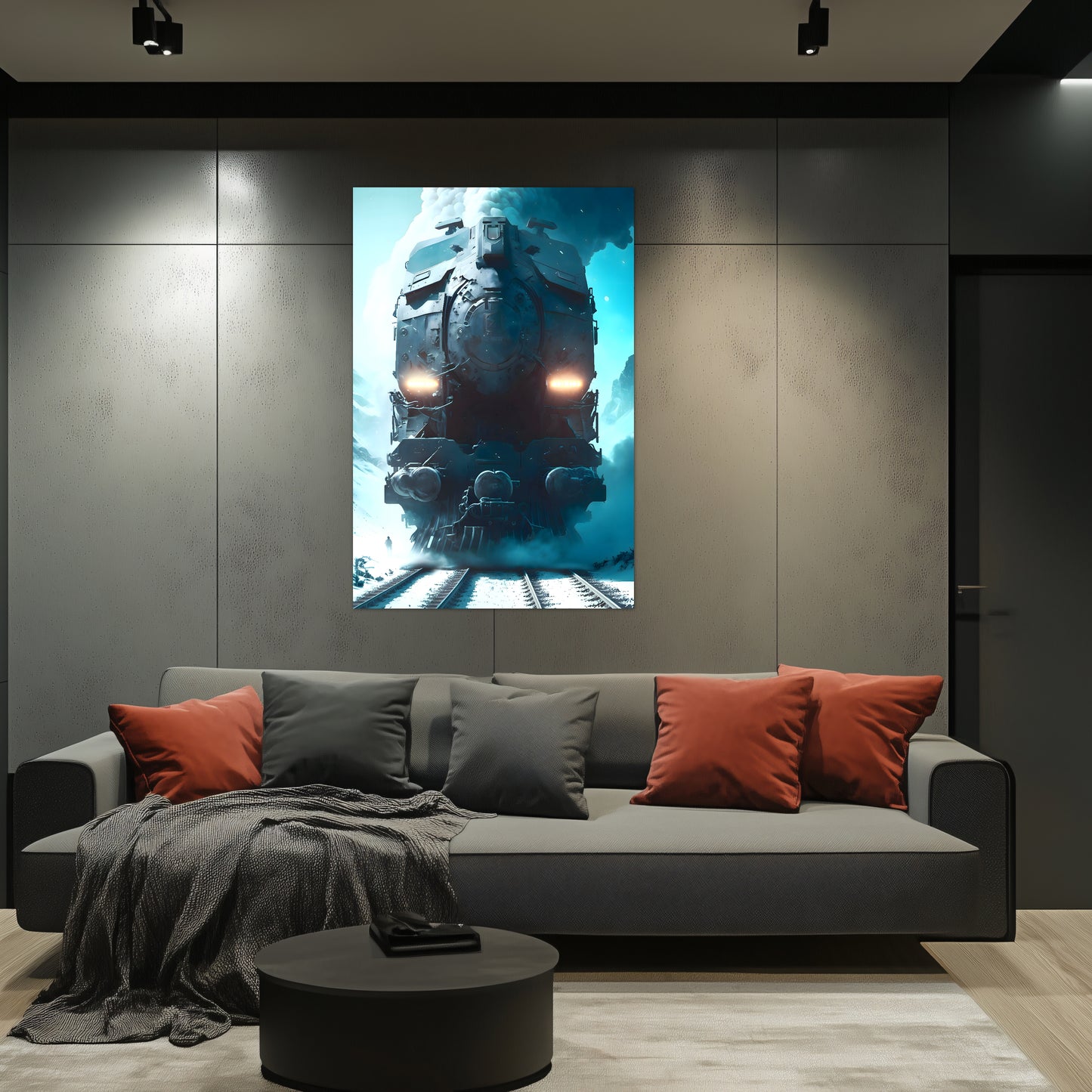 Diesel Train Poster – Stormbreaker Ironclad | Awe-Inspiring Wall Art for Sci-Fi & Fantasy Train Enthusiasts | Unique and Exclusive Artwork