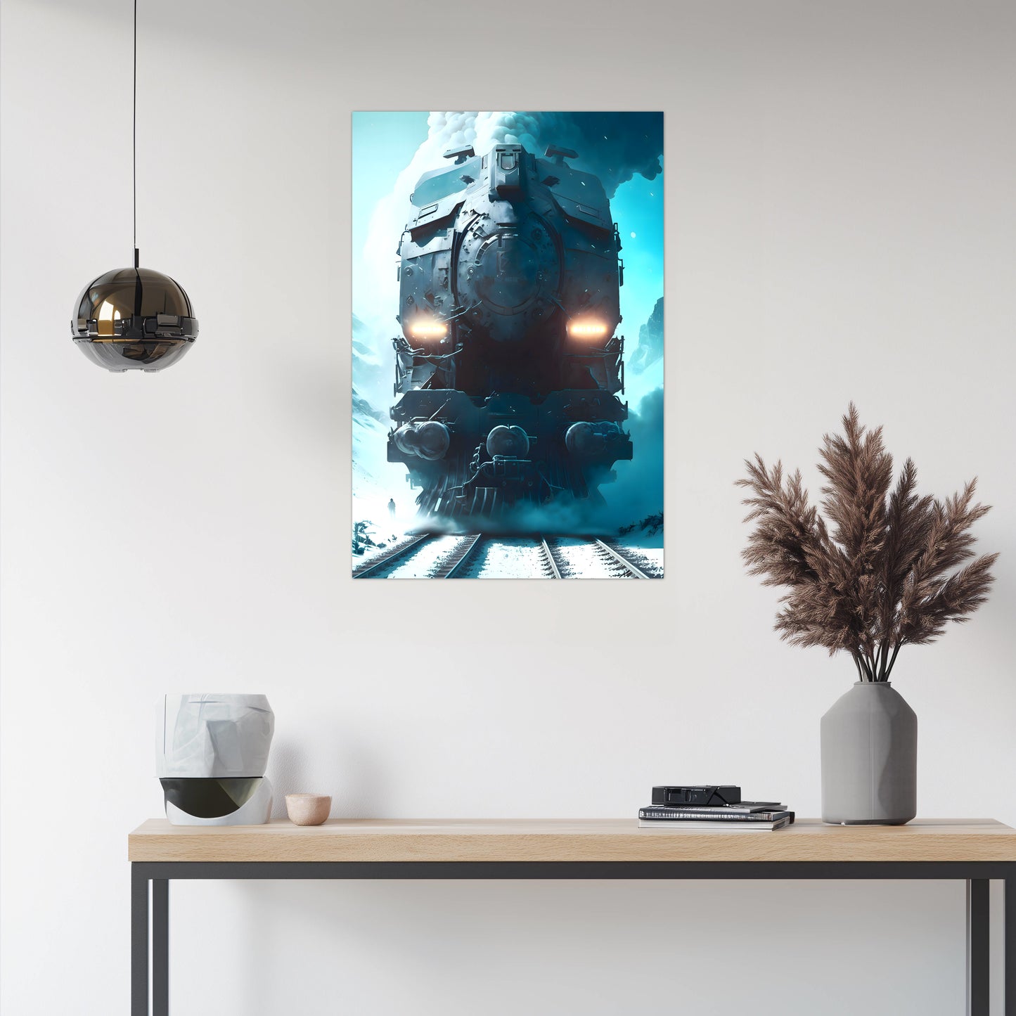 Diesel Train Poster – Stormbreaker Ironclad | Awe-Inspiring Wall Art for Sci-Fi & Fantasy Train Enthusiasts | Unique and Exclusive Artwork