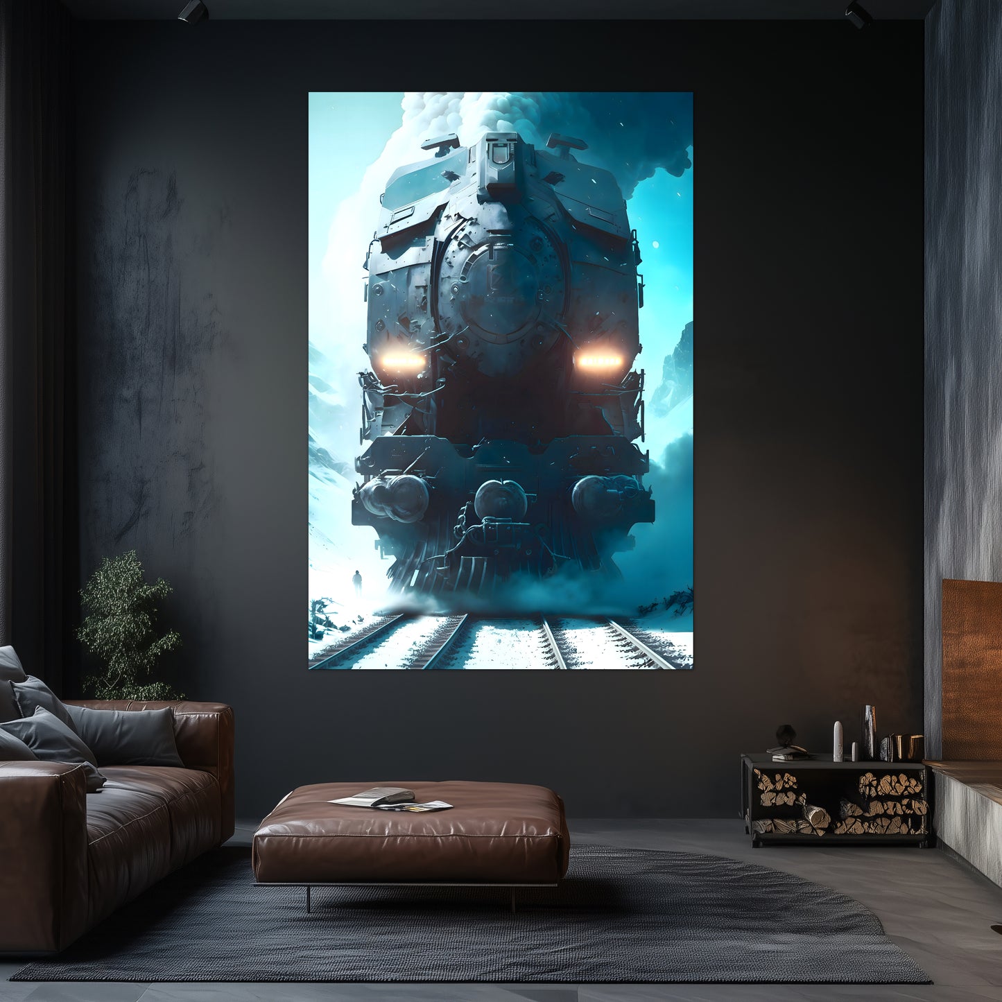 Diesel Train Poster – Stormbreaker Ironclad | Awe-Inspiring Wall Art for Sci-Fi & Fantasy Train Enthusiasts | Unique and Exclusive Artwork
