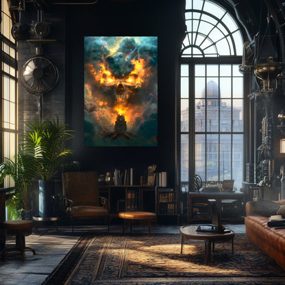 Fantasy Train Poster – Oblivion Express | Awe-Inspiring Wall Art for Sci-Fi & Fantasy Train Enthusiasts | Unique and Exclusive Artwork