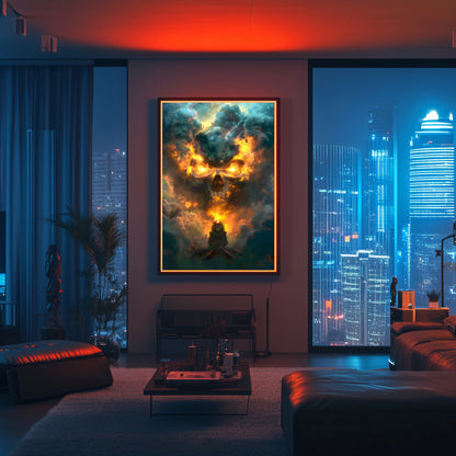 Fantasy Train Poster – Oblivion Express | Awe-Inspiring Wall Art for Sci-Fi & Fantasy Train Enthusiasts | Unique and Exclusive Artwork