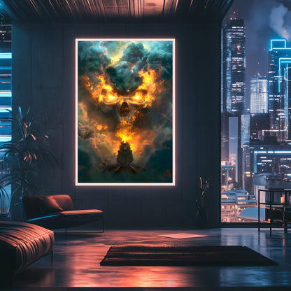 Fantasy Train Poster – Oblivion Express | Awe-Inspiring Wall Art for Sci-Fi & Fantasy Train Enthusiasts | Unique and Exclusive Artwork