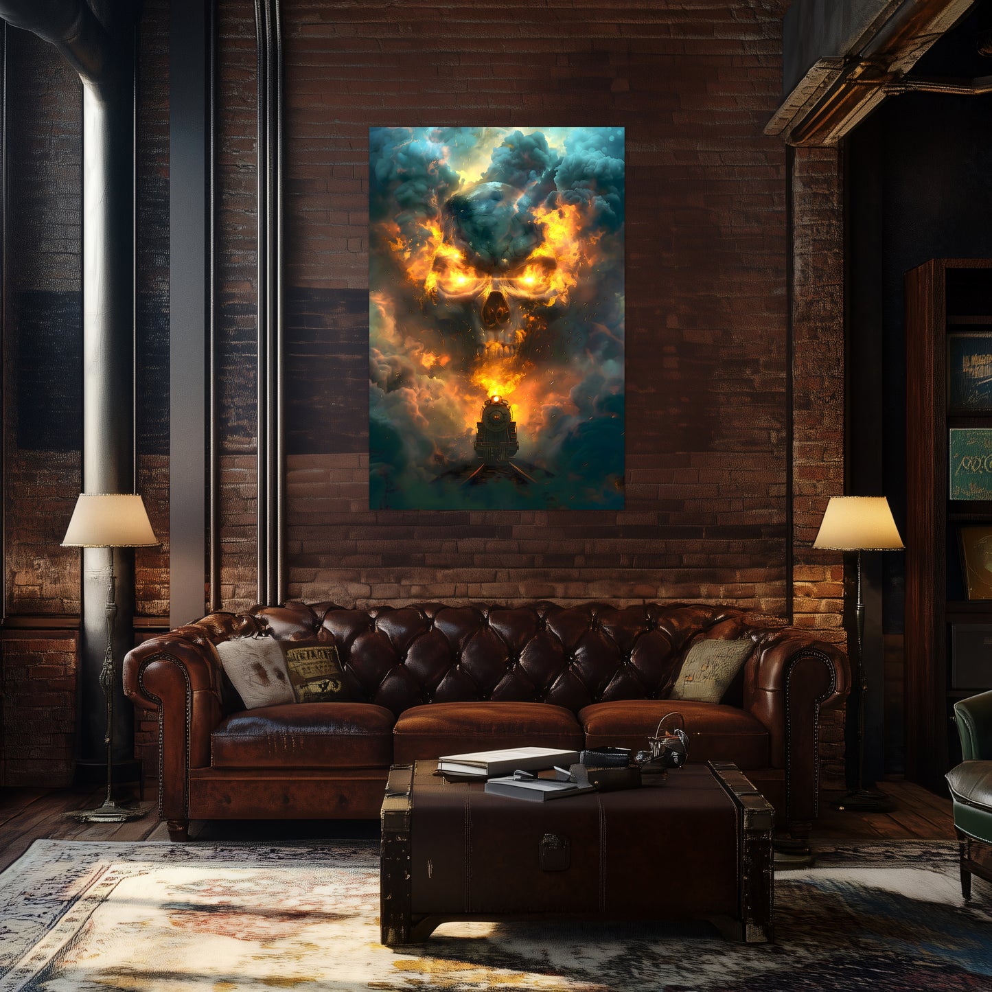 Fantasy Train Poster – Oblivion Express | Awe-Inspiring Wall Art for Sci-Fi & Fantasy Train Enthusiasts | Unique and Exclusive Artwork