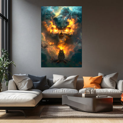 Fantasy Train Poster – Oblivion Express | Awe-Inspiring Wall Art for Sci-Fi & Fantasy Train Enthusiasts | Unique and Exclusive Artwork