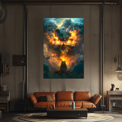Fantasy Train Poster – Oblivion Express | Awe-Inspiring Wall Art for Sci-Fi & Fantasy Train Enthusiasts | Unique and Exclusive Artwork