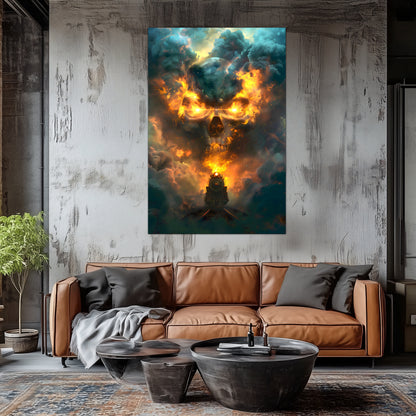 Fantasy Train Poster – Oblivion Express | Awe-Inspiring Wall Art for Sci-Fi & Fantasy Train Enthusiasts | Unique and Exclusive Artwork