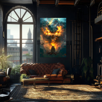 Fantasy Train Poster – Oblivion Express | Awe-Inspiring Wall Art for Sci-Fi & Fantasy Train Enthusiasts | Unique and Exclusive Artwork