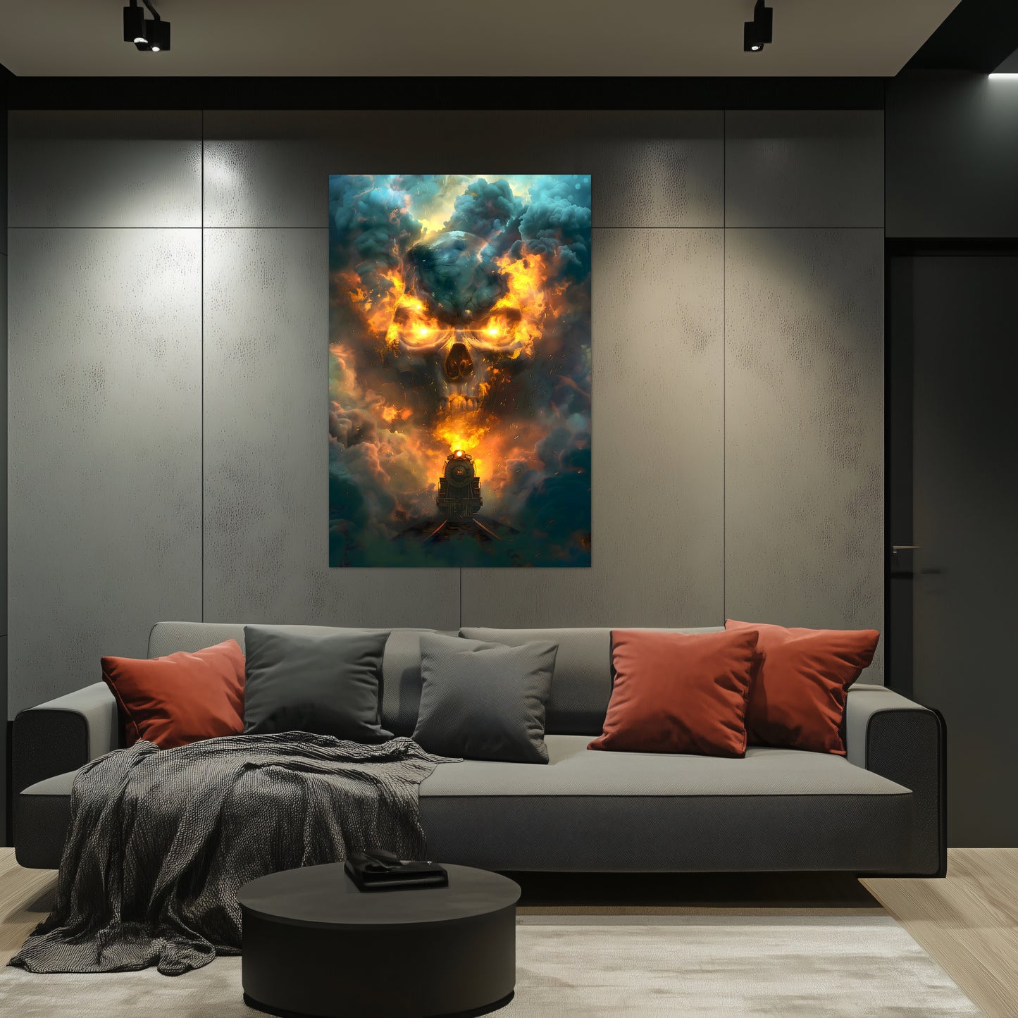 Fantasy Train Poster – Oblivion Express | Awe-Inspiring Wall Art for Sci-Fi & Fantasy Train Enthusiasts | Unique and Exclusive Artwork