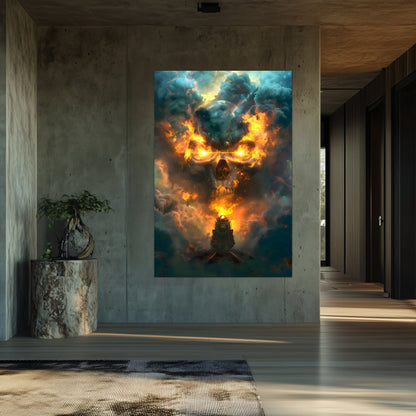 Fantasy Train Poster – Oblivion Express | Awe-Inspiring Wall Art for Sci-Fi & Fantasy Train Enthusiasts | Unique and Exclusive Artwork