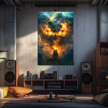 Fantasy Train Poster – Oblivion Express | Awe-Inspiring Wall Art for Sci-Fi & Fantasy Train Enthusiasts | Unique and Exclusive Artwork