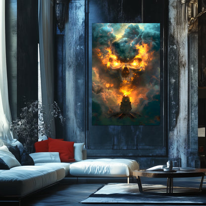 Fantasy Train Poster – Oblivion Express | Awe-Inspiring Wall Art for Sci-Fi & Fantasy Train Enthusiasts | Unique and Exclusive Artwork