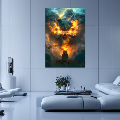 Fantasy Train Poster – Oblivion Express | Awe-Inspiring Wall Art for Sci-Fi & Fantasy Train Enthusiasts | Unique and Exclusive Artwork