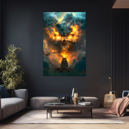 Fantasy Train Poster – Oblivion Express | Awe-Inspiring Wall Art for Sci-Fi & Fantasy Train Enthusiasts | Unique and Exclusive Artwork