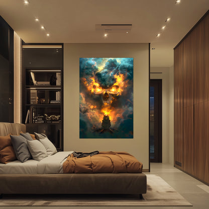 Fantasy Train Poster – Oblivion Express | Awe-Inspiring Wall Art for Sci-Fi & Fantasy Train Enthusiasts | Unique and Exclusive Artwork